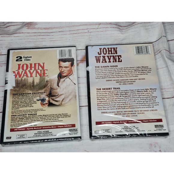2 Digitally Remastered John Wayne Western Movie Cowboy Movie Bundle - Picture 4 of 9